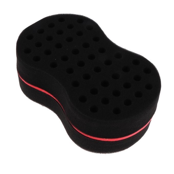 Double Sided Barber Sponge Hair Brush For Twists Curls Waves Braids