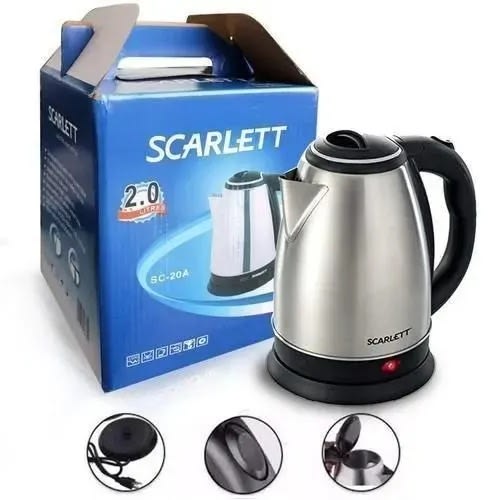Scarlett Stainless Steel 5 Minute Water Boiling Kettle