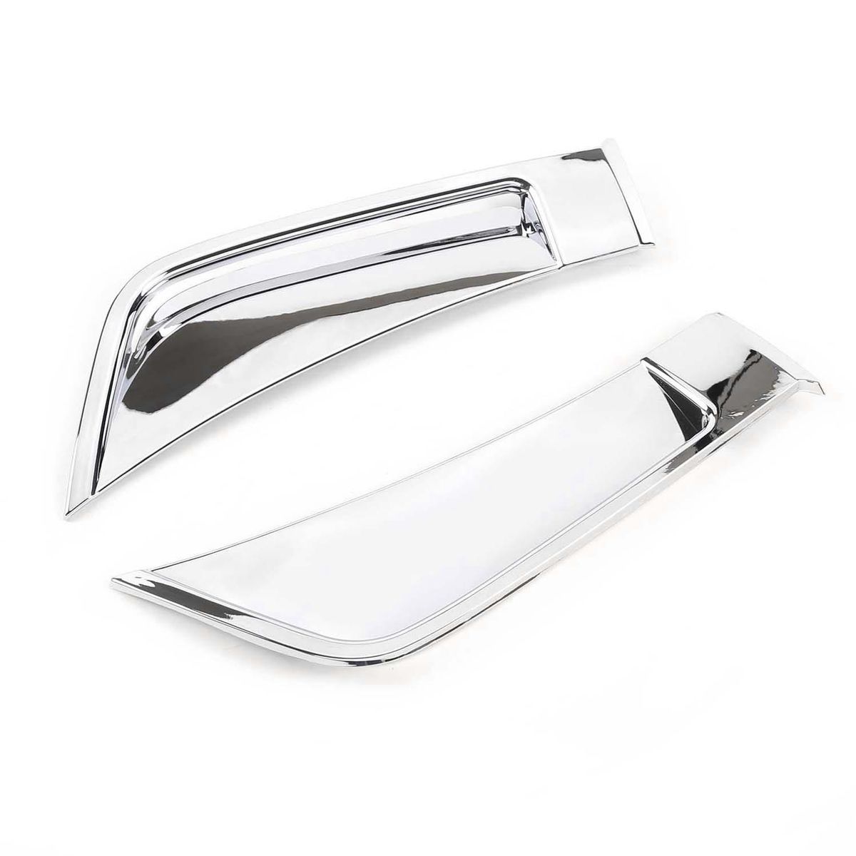 1 Pair Front Bumper Spoiler Air Vent Cover Side Canard Vent Outlet Air Inlet Trim Cover for Mercedes-Benz GLC 2020 2021