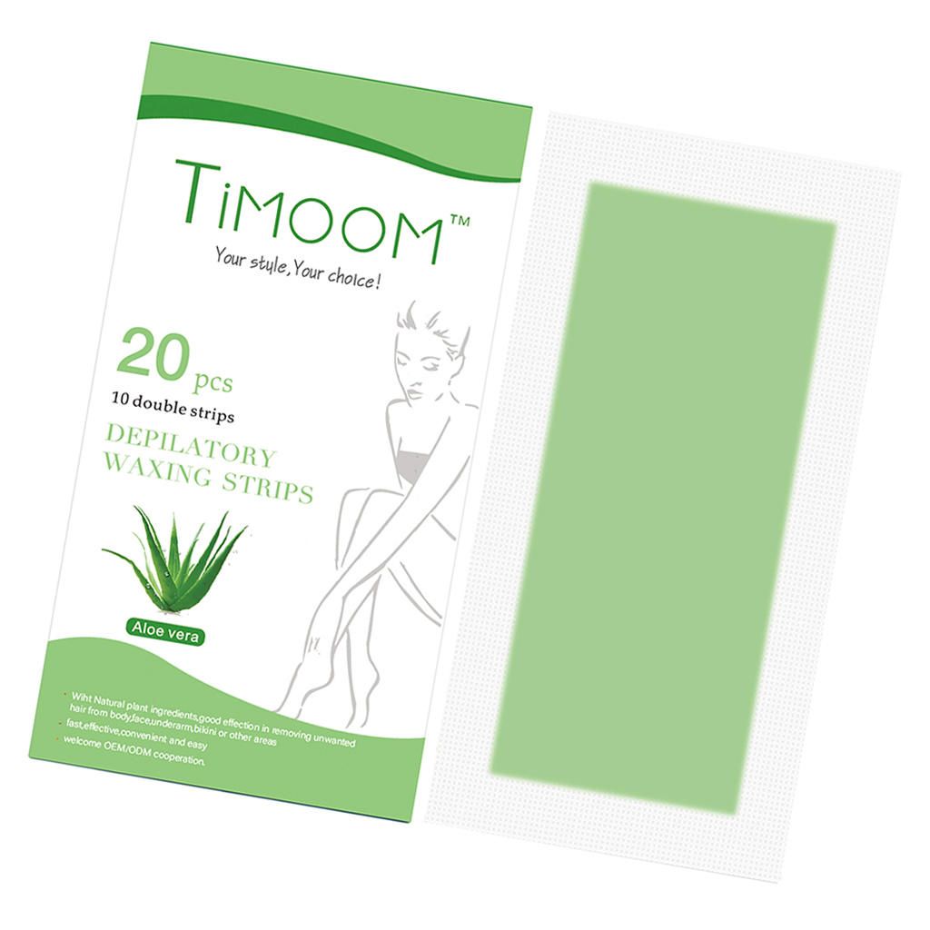 20x Leg Arm Body Facial Hair Double Side Hair Removal Cold  Aloe