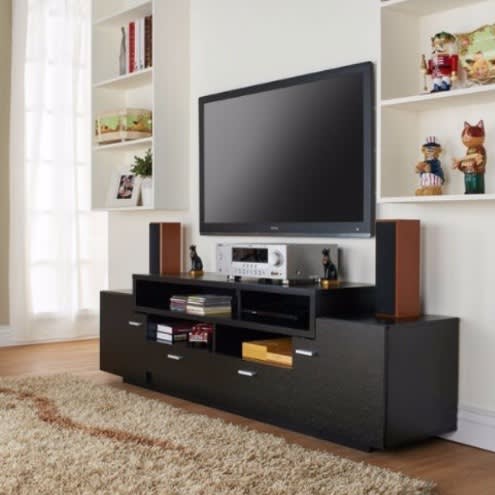 4Feet Tv Shelf - Black - 48 X 20 X 16"