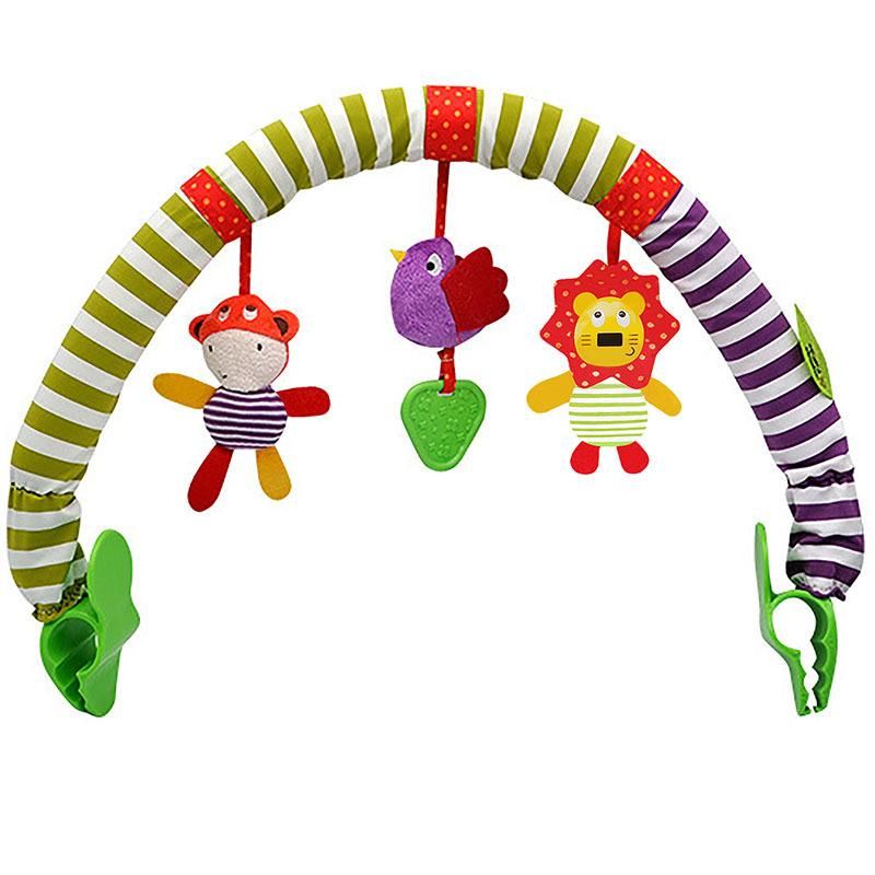 lovely Stroller Lathe Car Seat Cot Hanging toys baby play Travel baby infant baby Toys educational rattles mobile
