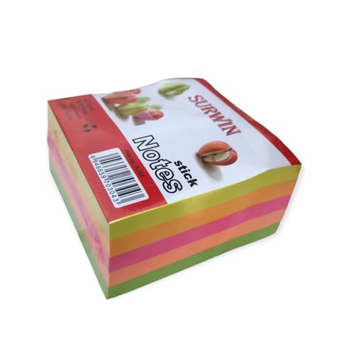 Sticky Notes 3x3 Inch - 5 Colors - 400 Sheets