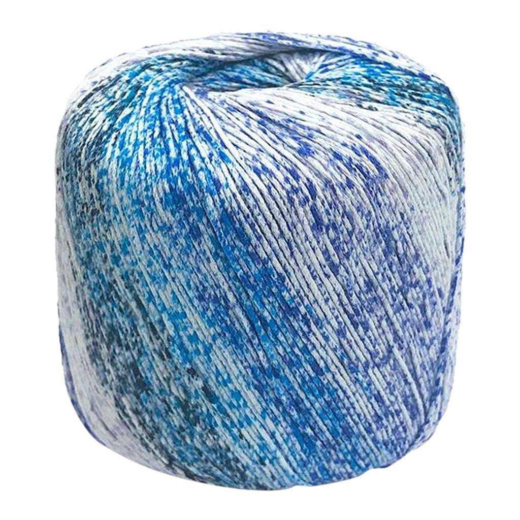 Cotton Yarn 100% Cotton High Quality Crochet And Lightweight Blue