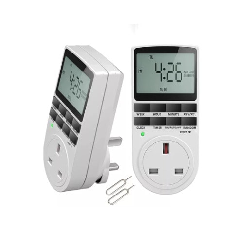 Timer Switch Plug Socket 13a- Bold Screen