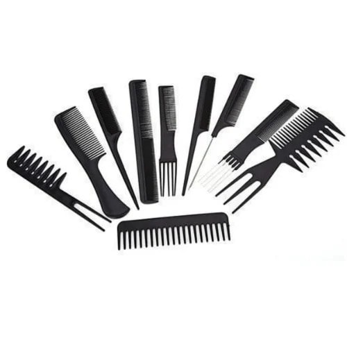 Professional Comb Set - 10 Pieces