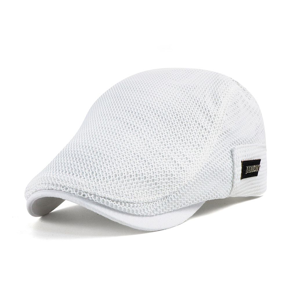 Summer Mens Hats Breathable Mesh Newsboy Caps Outdoor Gorro Hombre Boina Golf