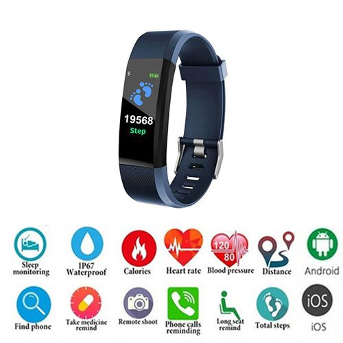 Sports Smart Watch Heart Rate Blood Pressure Bracelet
