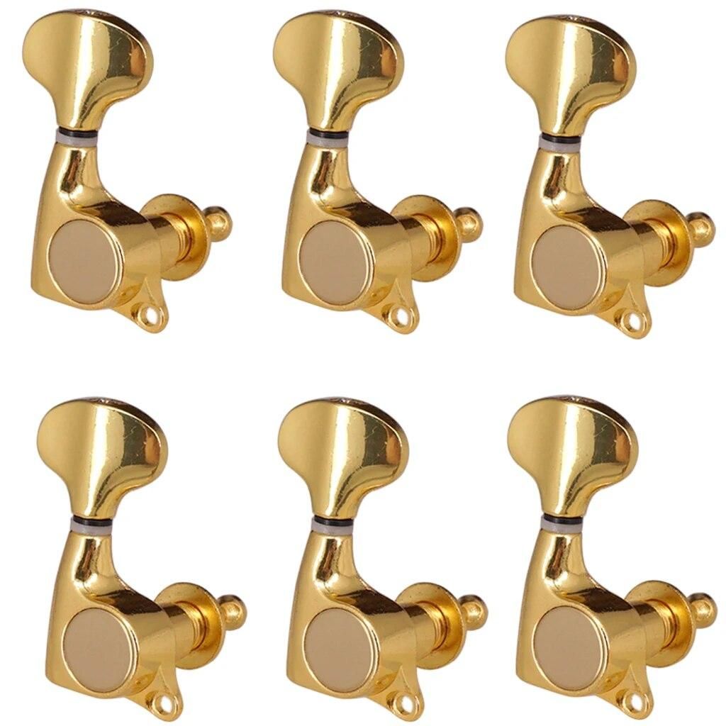 Golden Guitar Sealed Tuners Machine Heads Tuning Peg Sealed 6R Guitar Parts