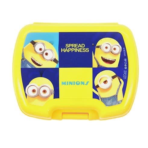 Minions Kids Unisex 3 Piece Printed Lunch Box - Yellow