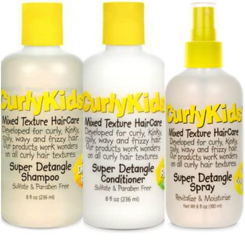 Super Detangle Shampoo - Conditioner & Spray - 6oz Each