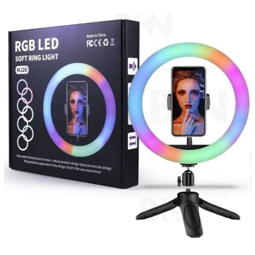 10''inches Mj26 Rgb Led Soft Ring Light - 26cm