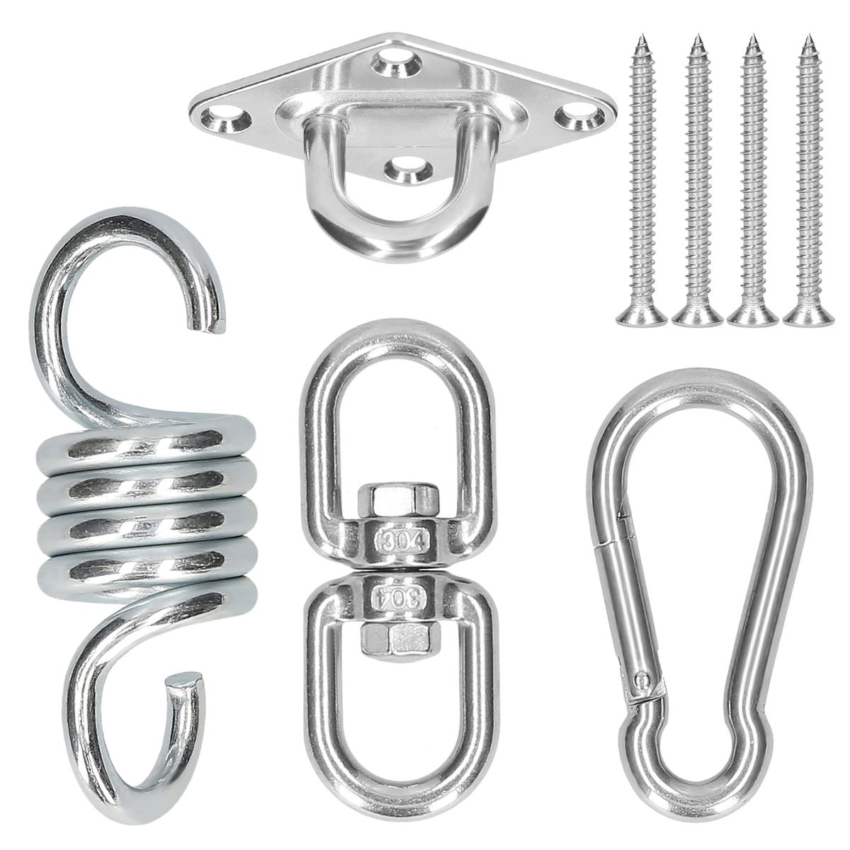 Heavy Duty Swing Hanger Kit Spring Hook Swing Swivel