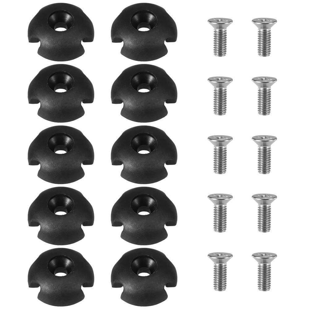 10pcs Deck Line Guide Slotted Round Out Fitting Accessories for Kayak Canoe Boat
