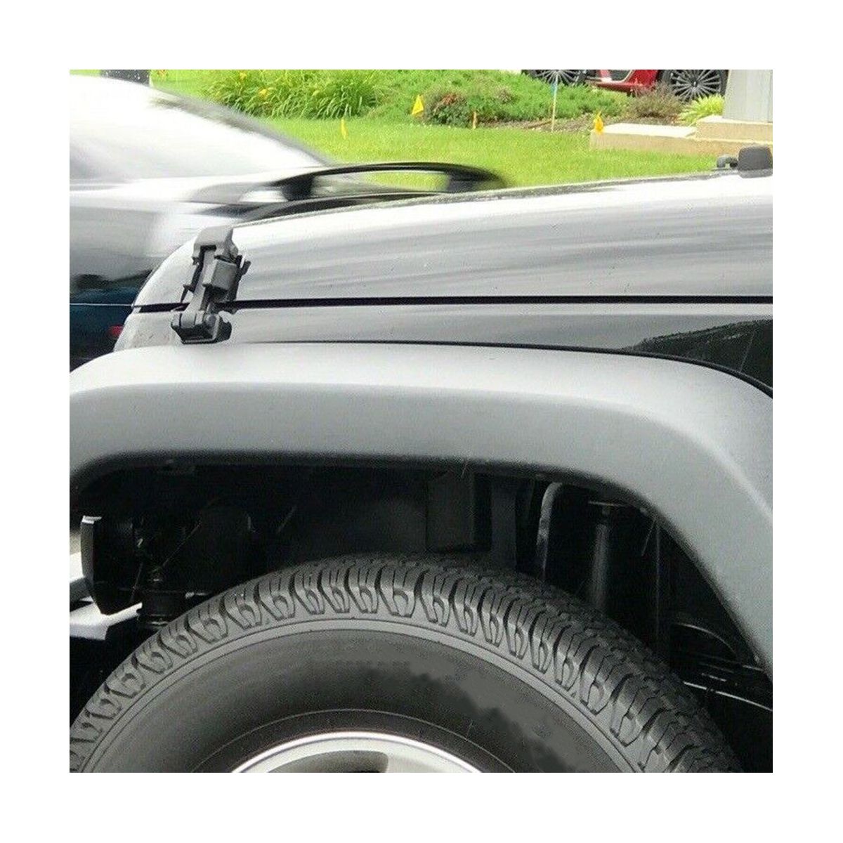 4PCS 55395653AF Bracket Latches Hood Lock 55395653AC for Wrangler JK 2007-2018 Car Accessories 55395653AB