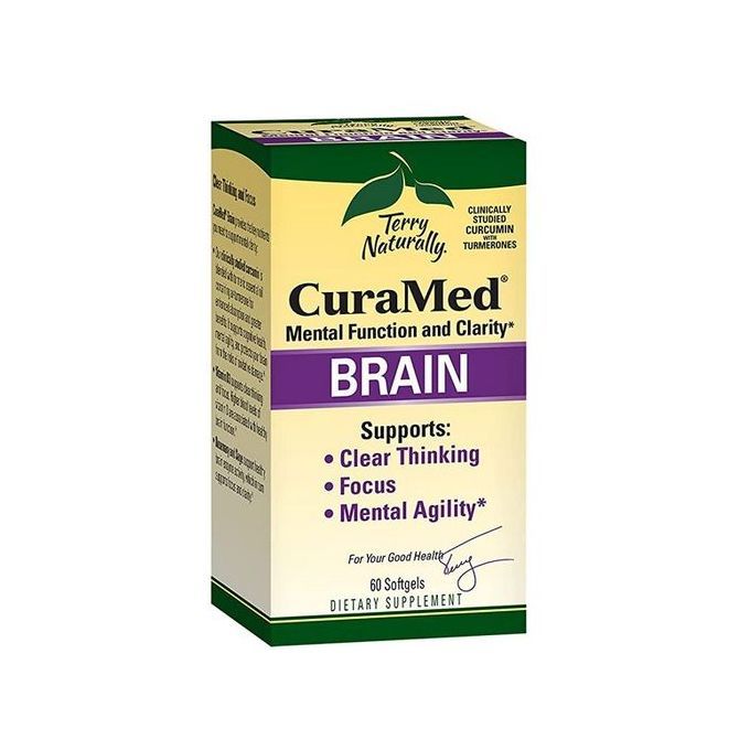 Brain Curamed 60 Caps Brain Health, Mental Clarity N Focus