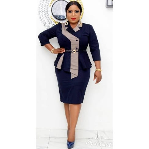 Cooperate Skirt Suit -  Two Color