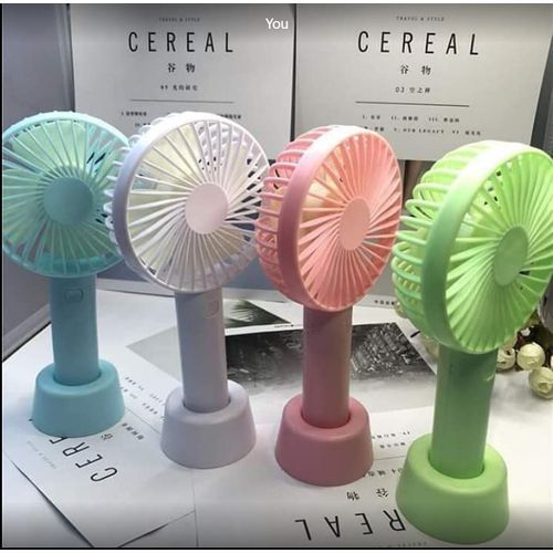 4 In 1 USB Rechargeable Mini Hand Fan With Battery