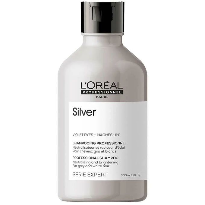 Silver Shampoo - For Grey, White Or Light Blonde Hair 300ml