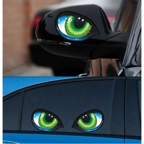 2 Pair Cat Eye Car Sticker