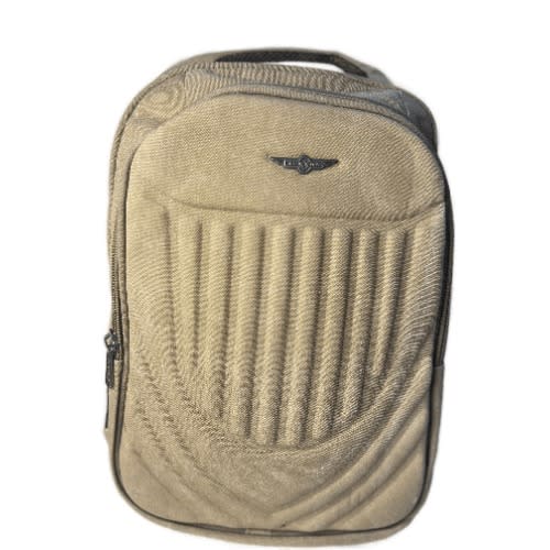 Khaki Backpack School Bag