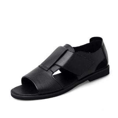 Casual Roman Sandals - Black