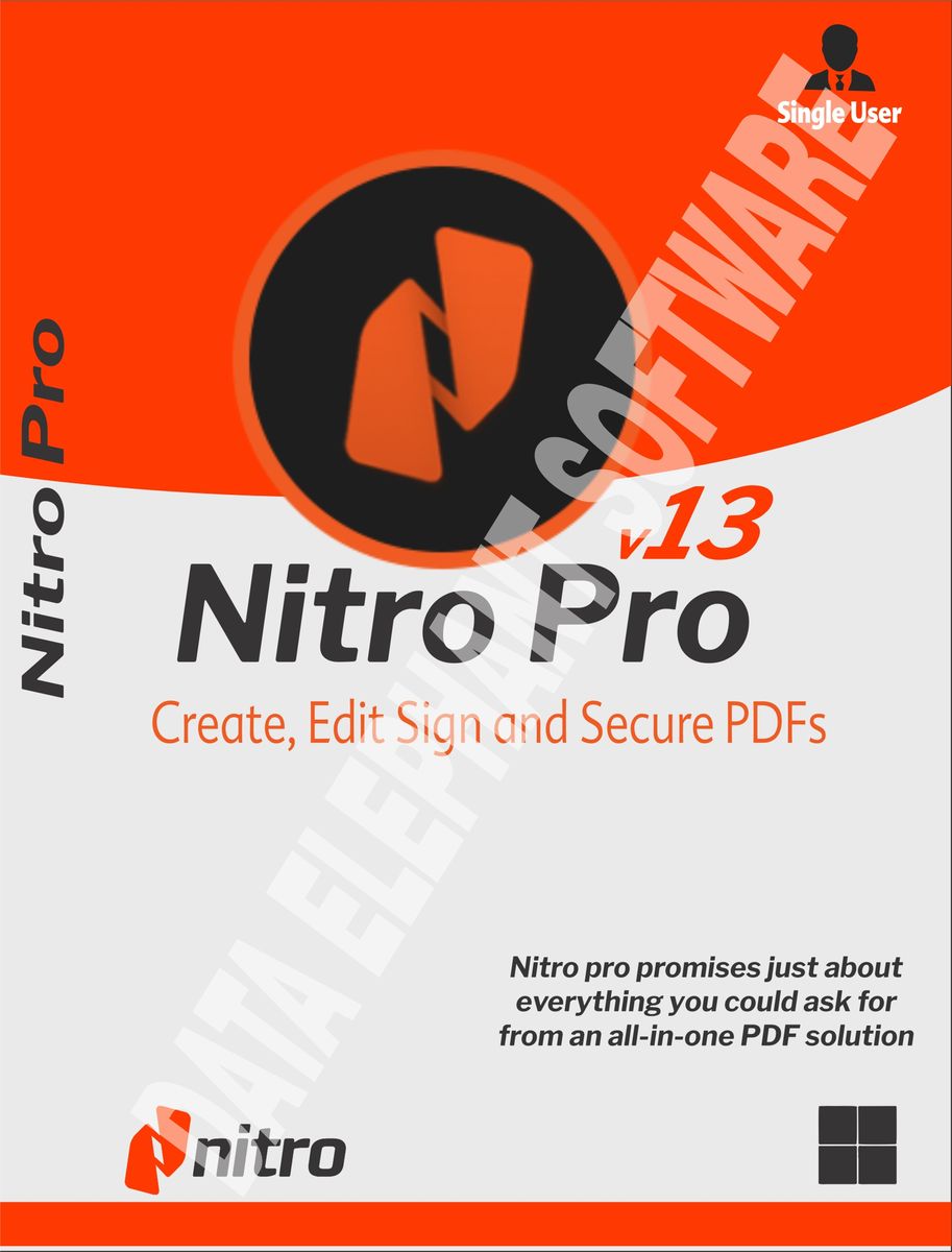 Nitro Pro 13 Professional 1 User For PC