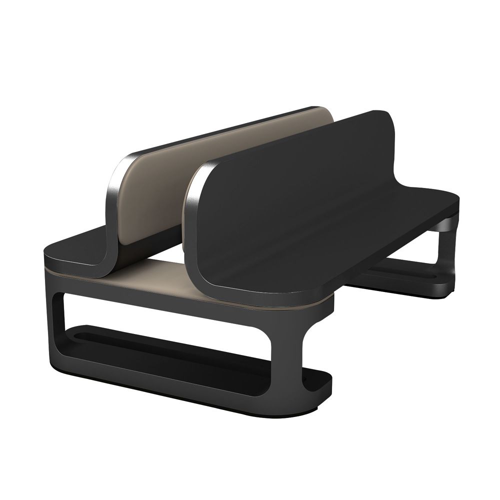 Vertical Cooling Laptop Stand Aluminum Single Double