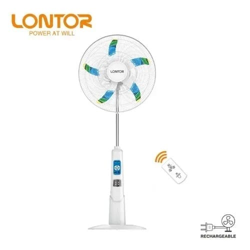 18" Rechargeable Standing Fan-ctl-cf034-18-c
