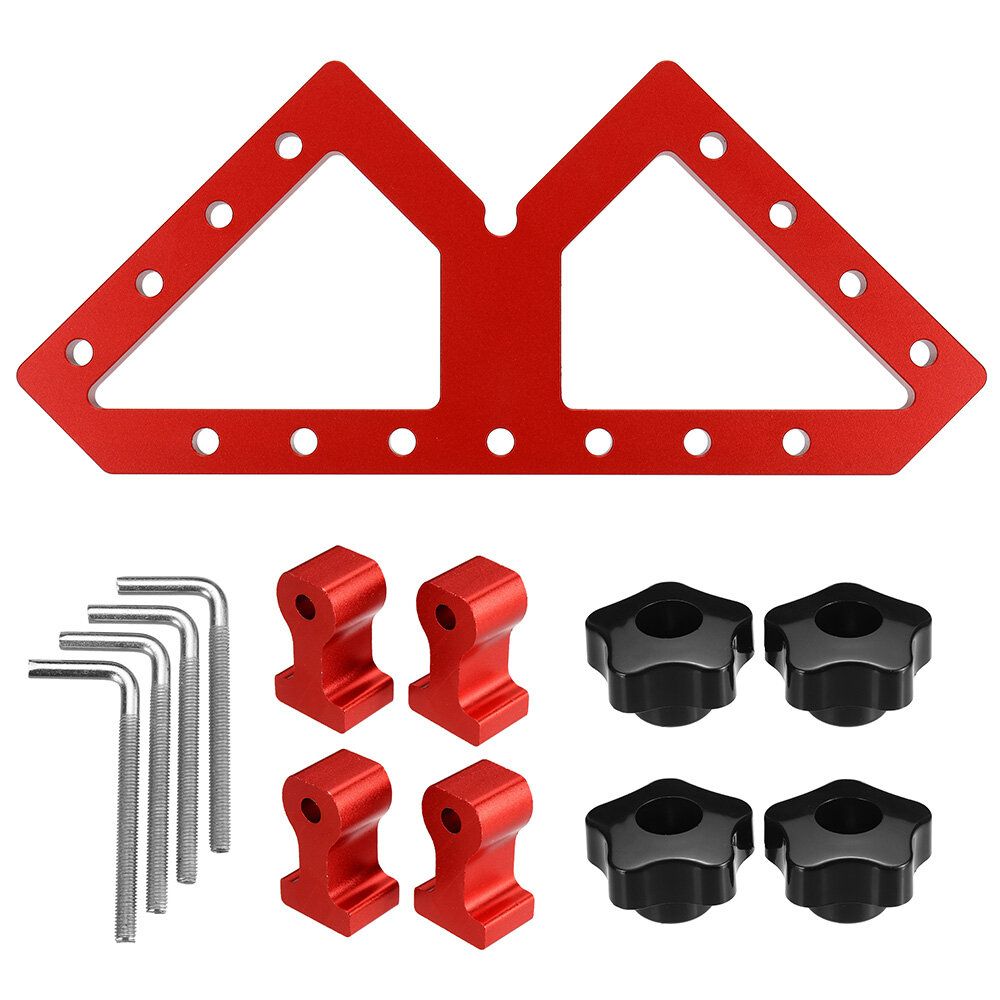 200x200MM Aluminum Alloy W Shaped Auxiliary Fixture Splicing