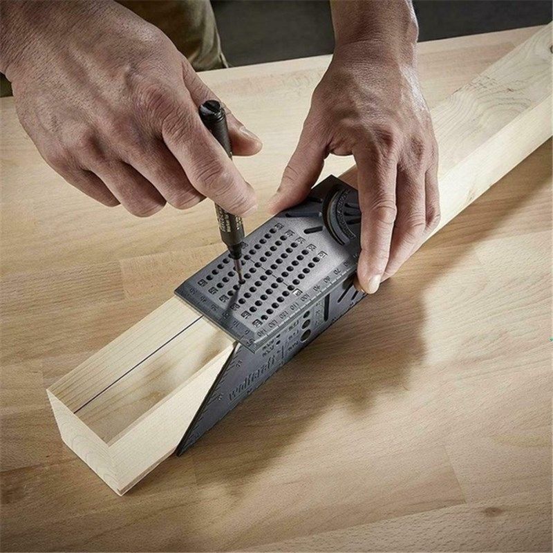 3D Carpenter Measuring Ruler 3D Angle Ruler Square