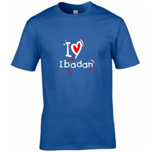 I Love Ibadan Custom Branded T-shirt
