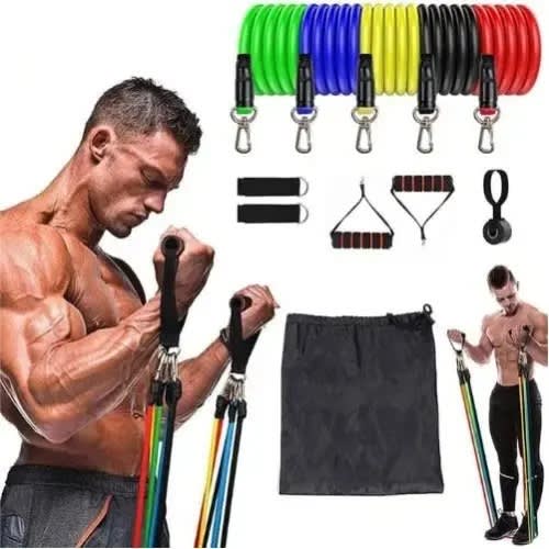 5 In 1 Fitness Resistant Band Sets