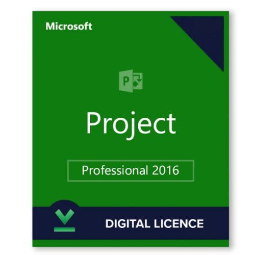 Project Professional 2016 License Key Card