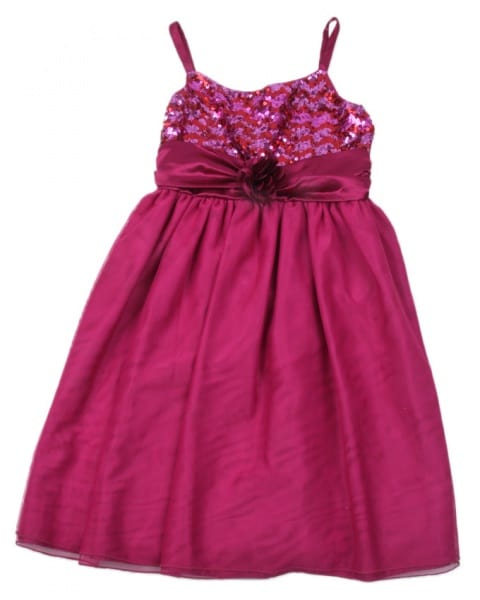 Sequin Bedazzled Dress - Pink