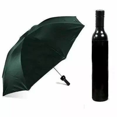 Bottle Umbrella - Black - 53.5cm