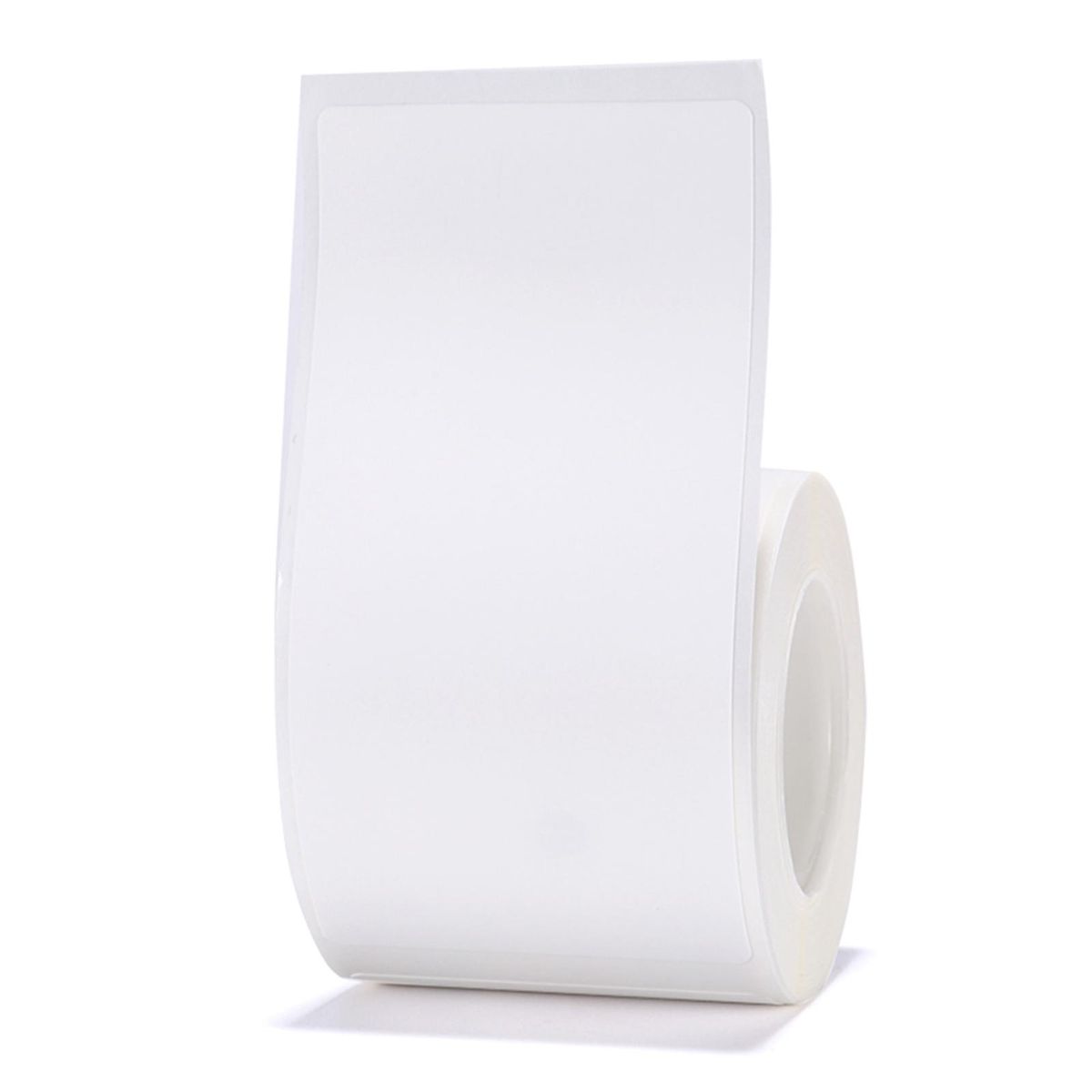 Niimbot White Blank Thermal Printing Paper Roll for B21 Label Printer Barcode Price Size Name Label Paper Waterproof Oil-Proof Tear Resistant 40*80mm 95sheets/roll for B3S/B11 Thermal Printer for Home Organizer Supermarket Warehouse