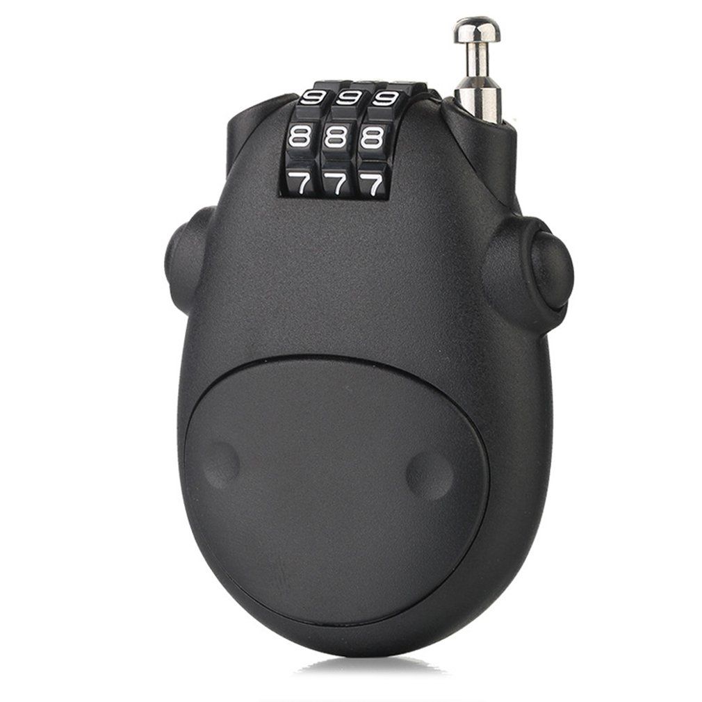Telescopic Wire Rope Steel Cable Wire Code Lock Security Digit Password Lock