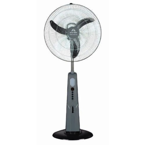 18" Rechargeable Standing Fan With Remote Control + Usb Port