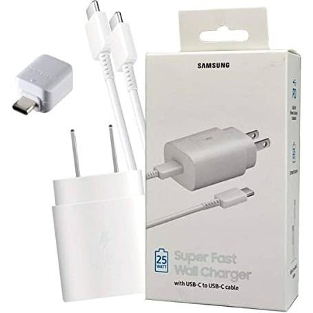 Usb Pd 3.0 Usb-C To C Charger + Type C Adapter - 25W - Super Fast Power
