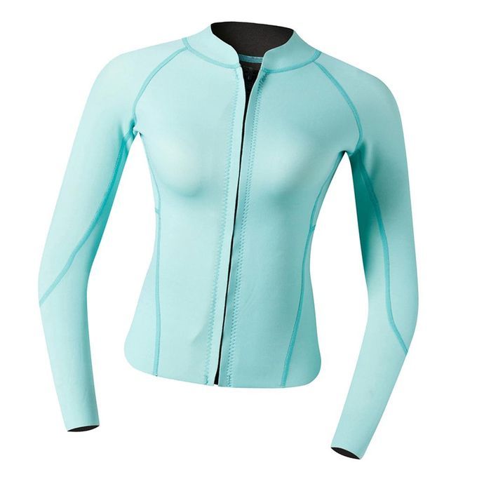 Top Cover Wetsuit Long Sleeves Dive Jacket Suit For Women & Teens M