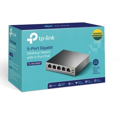 5port Gigabyte With 4 Port PoE Switch