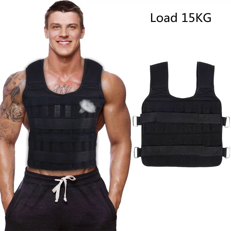 35KG Adjustable Exercise Loading Weight Vest For Boxing Training Weight Training Boxing Running