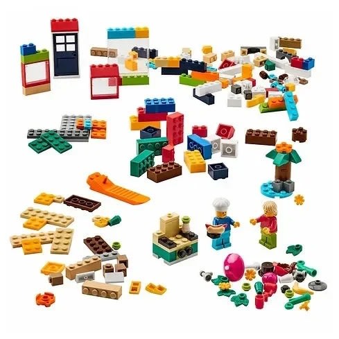 Bygglek 201-piece Lego&reg; Brick Set - Mixed Colours