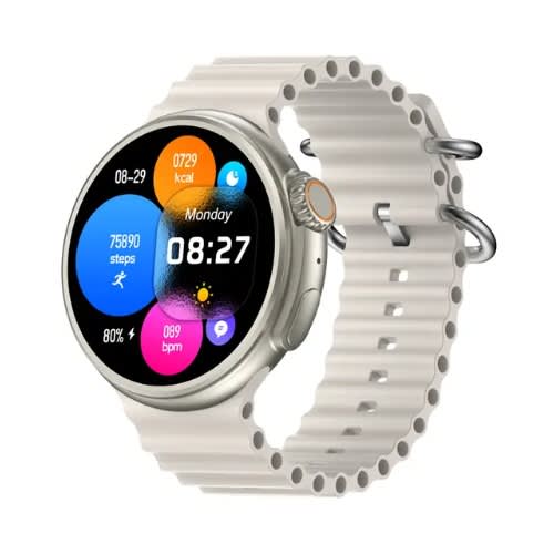 Series 8 Ultra Round Smartwatch 2.0 Inch Bt Call Waterproof  - Grey