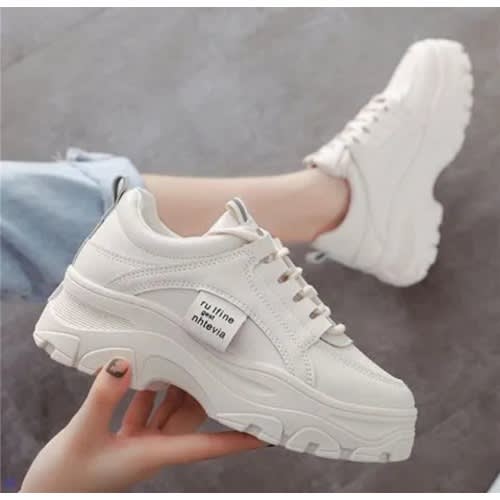 Round Toes Platform Women Sneakers