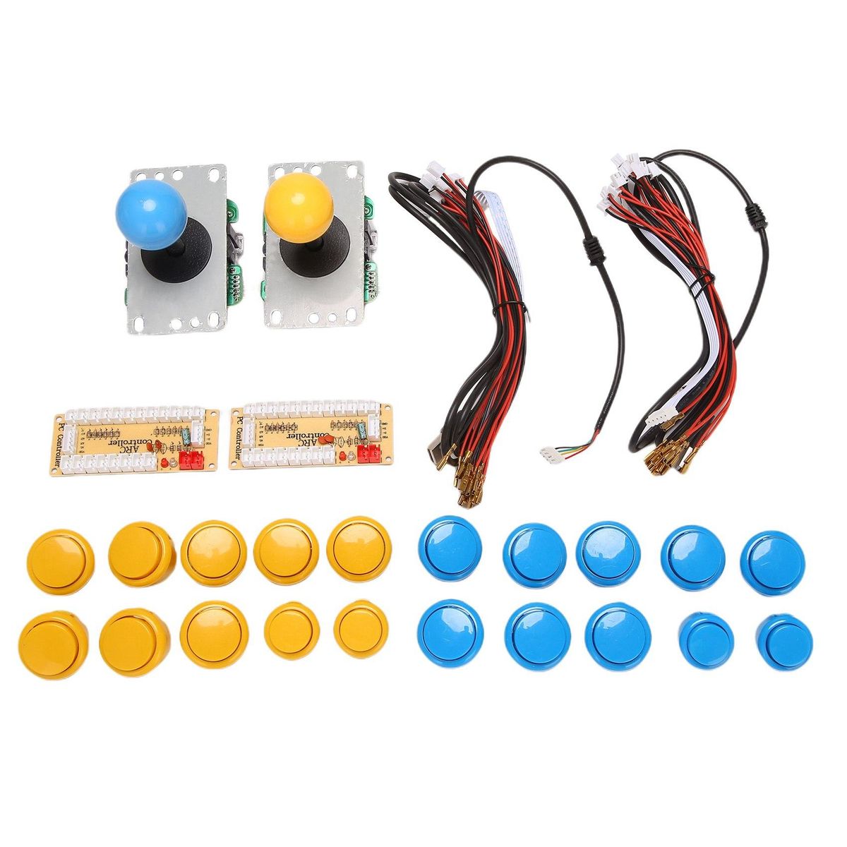 USB Chip Board Set Arcade Rocker DIY Suitable for PC Game