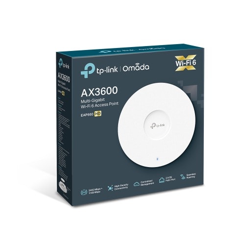 Wireless Dual Band Multi-gigabit Ceiling Mount Access Point -  Eap660hd Ax3600