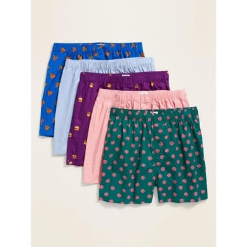 Print Turkey Boxers - 5 Pieces