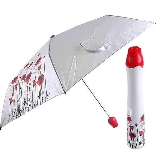 Portable Rose Bottle Umbrella